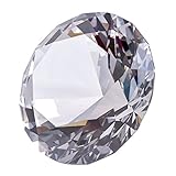 Photo of the 80mm (3.1 Inch) Crystal Diamond Paperweight Jewels