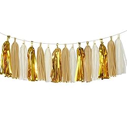 gold tassel garland