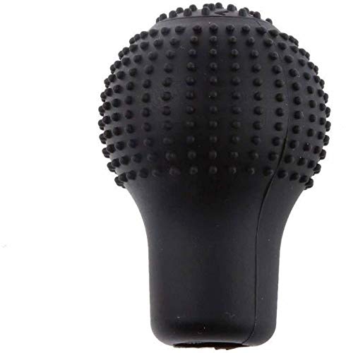 JMO27Deals Silicone Nonslip Car Gear Shift Knob Cover Coller (Black)