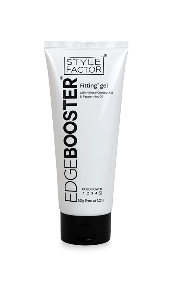 STYLE FACTOR EDGE BOOSTER FITTING GEL7.05OZ NATURAL COCONUT & PEPPERMINT OIL