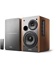 Edifier R1280T Wooden Enclosure Powered 2.0 Active Near Field Monitors Bookshelf Speakers (42 Watts RMS)