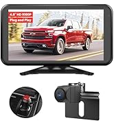 AUTO-VOX Reversing Camera Plug-Play 4.8" 1080P Clear Night Vision Reverse Camera System, IP69K Wa...