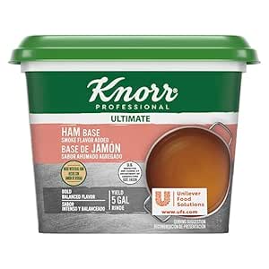 Knorr Professional Ultimate Ham with Smoke Flavor Paste Base Gluten Free, No Artificial Flavors or Preservatives, No MSG added, Colors from Natural Sources, 1 Pound (Pack of 6)