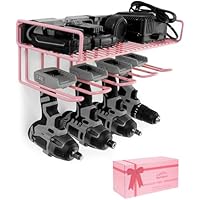  WellMall Pink Power Tool Organizer Wall Mount Style for Power Tool Drill Storage 