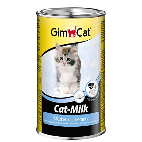 GimCat Cat-Milk modersmjölksersättning - Vitaminrik kattmjölk med taurin och kalcium - 1 burk (1 x 200 g)