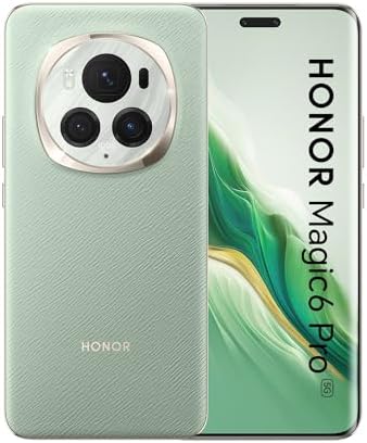 Honor Magic6 Pro Dual SIM 512GB ROM + 12GB RAM (GSM | CDMA) Factory Unlocked 5G Smartphone (Epi Green) - International Version