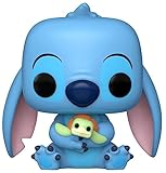 Funko Pop! Disney: Lilo & Stitch - Stitch with Turtle (Exc), Figura de Vinilo Coleccionable - 73608...