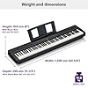 YAMAHA P71 88-Key Weighted Action Digital Piano with Sustain Pedal and Power Supply (Amazon-Exclusive) #3