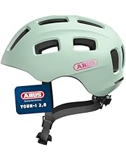 ABUS Fahrradhelm Youn-I 2.0 - mit Licht für Kinder, Jugendliche und junge Erwachsene - für Mädels und Jungs