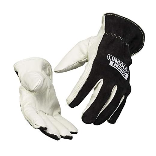 Lincoln Electric Welders Leather Drivers Gloves | Top Grain & Split Leather | Cotton Liner | Large | K3770-L