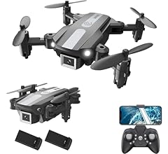 Wipkviey T25 Drone with Camera 1080p, Mini Foldable Drone for Beginners, RC Quadcopter for Adults, Includes 2 Batteries, FP…