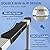 JADDUO 20.3FT Telescopic Ladder, Aluminium Silver Telescoping Ladder with Non-Slip Feet and Stable Hook, Portable Extension Ladder for Household and Outdoor Working, Heavy Duty 330lbs Max Capacity