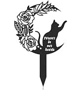 Rngmsi Cat Memorial Garden Stake - Pet Memorial Plaques for Outdoors Garden Yard Pet Memorial Gra...