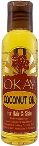 Okay Coconut Oil for Hair & Skin, 2 oz (Pack of 6)