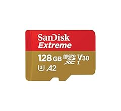 SanDisk Extreme microSDXC UHS-I Speicherkarte 128 GB + Adapter (Für Smartphones, Actionkameras und Drohnen, A2, C10, V30, U…