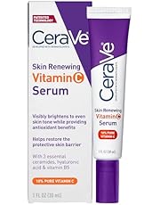 CeraVe Vitamin C Serum with Hyaluronic Acid | Skin Brightening Serum for Face with 10% Pure Vitamin C | Fragrance Free | 1 Fl. Oz