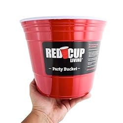 red party bucket