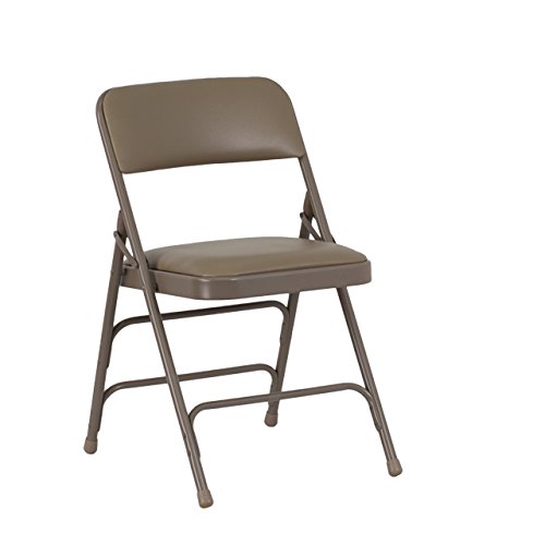 Cushioned folding chairs