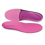 Superfeet All-Purpose Women's High Impact Support Insoles (Berry) - Trim-To-Fit Orthotic Arch Support Inserts for Women's Running Shoes - Professional Grade - Size 8.5-10 Women