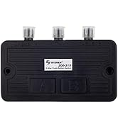 Network Switch - Coax Splitter 2 Way - Antenna Splitter - Manual Transfer Switch - Coax Cable Spl...