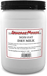 Non-Fat Dry Milk Powder, GRADE 'A', High-Heat Pasteurized, Non-GMO, Gluten-FREE, Made in USA, Net Wt. 1 Lb. 8 oz.