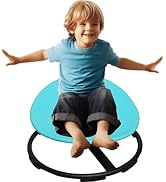 MIV Kids Sensory Swivel Chair, Autism Kids Swivel Chair, Sensory Spin Chair, Metal Base, Non-Slip...