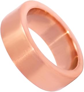 Krishnaa Jewels Pure Copper Handmade 2mm Heavy Thick Band Ring Ethnic Gift Jewelry for Unisex