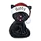 Black Christmas Cat