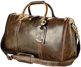 Leather Duffle Bag...image