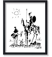 Poster Master Vintage Picasso Poster - Retro Don Quixote Print - Sketch Wall Art - Abstract Art -...