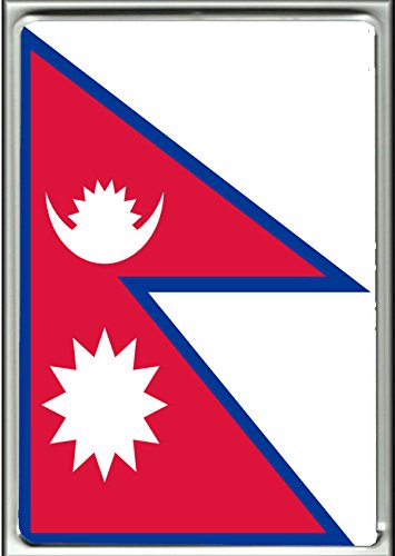 NEPAL FLAG REFRIDGERATOR MAGNET