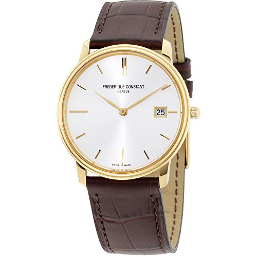 Frederique Constant Slimline Quartz Movement Grey Dial Men's Watch FC-220NV4S5