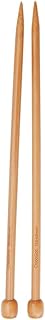 ChiaoGoo Single Point 9 inch (23cm) Bamboo Dark Patina Knitting Needle Size US 8 (5mm) 1031-8