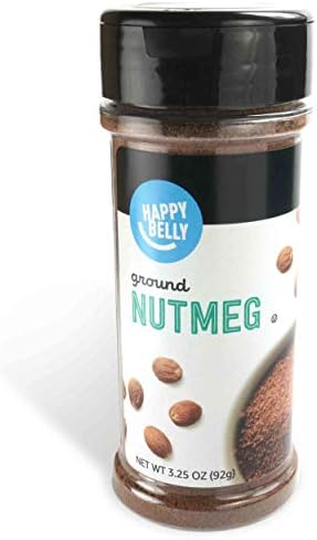 Amazon Brand - Happy Belly Nutmeg Ground, 3.25 ounce (Pack of 1)