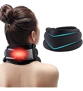 Cozyhealth Heated Neck Brace for Neck Pain Relief and Support, Neck Support Brace with Graphene H...