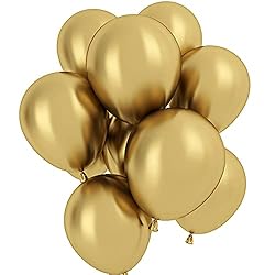 matte gold balloons