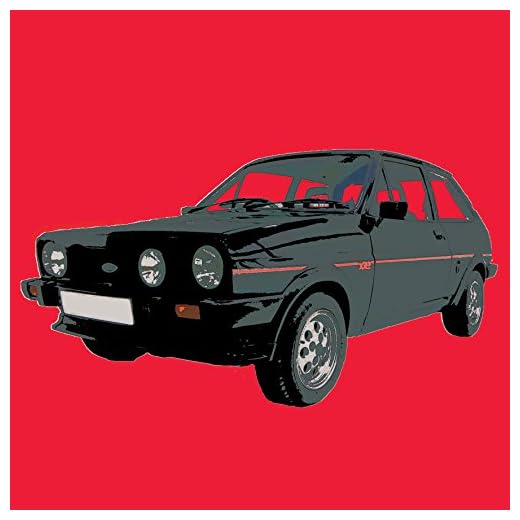 Ford Fiesta MK1 XR2 Greeting Card- Retro Motor Company