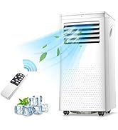 Antarctic Star Portable Air Conditioner 8000BTU 3-in-1 Cools up to 160-200Sq.Ft 24 Hour Timer&Rem...