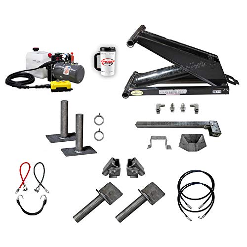 6 Ton (12,000 lb) Dump Trailer Hydraulic Scissor Hoist Kit | PH416 | Perfect for Dump Bed Trailers (Standard)