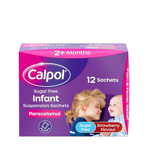 Calpol Sugar Free Infant Suspension Sachets Strawberry...