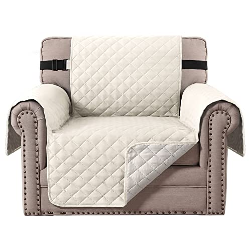 quilted chair cover - H.VERSAILTEX Reversible Chair Cover for Dogs Pet Water Repellent Sofa Cover Chair Slipcover 2