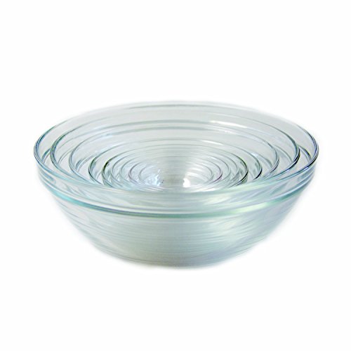 Glass mixing bowls