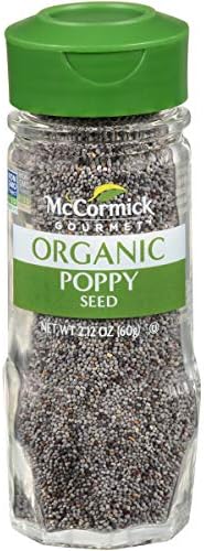 McCormick Gourmet Organic Poppy Seed, 2.12 Oz