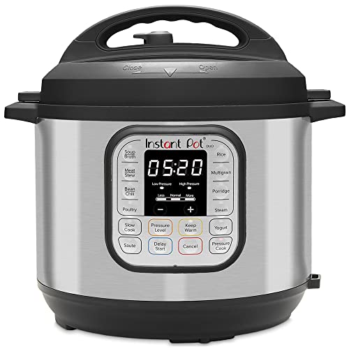 3 in 1 multicooker - Instant Pot Duo 7-in-1 Electric Pressure Cooker, Slow Cooker, Rice Cooker, Steamer, Sauté, Yogurt Maker, Warmer & Sterilizer, Includes App With Over 800 Recipes, Stainless Steel, 6 Quart