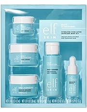 e.l.f. SKIN Hydrated Ever After Skincare Mini Kit, Cleanser, Makeup Remover, Moisturiser &amp; Eye Cream For Hydrating Skin, Airplane-Friendly Sizes