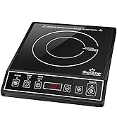 Duxtop 1800W Portable Induction Cooktop Countertop Burner, Black 9100MC/BT-M20B