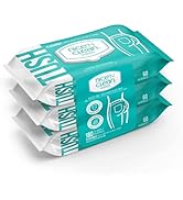 Nice 'N Clean Adult Flushable Wipes (3 x 60 Count) | Personal Cleansing Wipes Made from Plant-Bas...