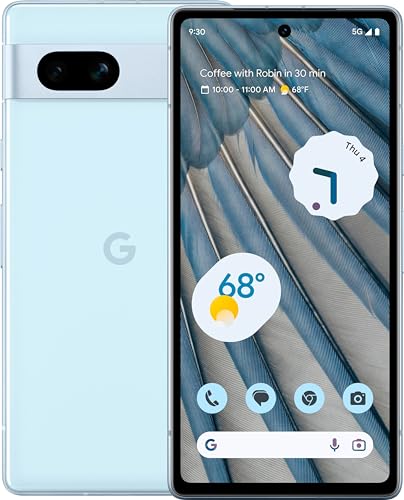 Google Pixel 7a 5G, US Version, 128GB, Sea - T-Mobile (Renewed)