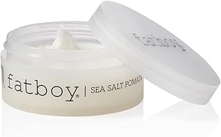 Fatboy Hair Sea Salt Pomade, Lightweight Hold for Texturizing Hair, Beach Wave Finish, All Hair Types, 2.6 Oz