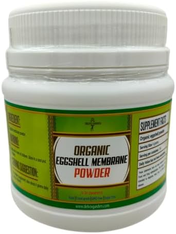 Eggshell Membrane Powder, 10 Oz: Organic Eggshell Membrane Powder for Joints, Skin...Eggshell Membrane Joint Supplement Rich in Collagen, Glucosamine, Hyaluronic Acid: Eggshell Membrane Supplement